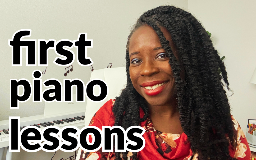 first piano lessons